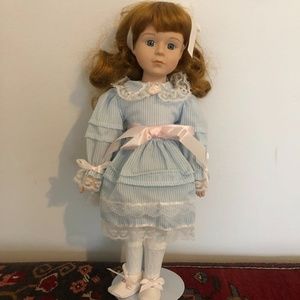 Porcelain Doll - including stand